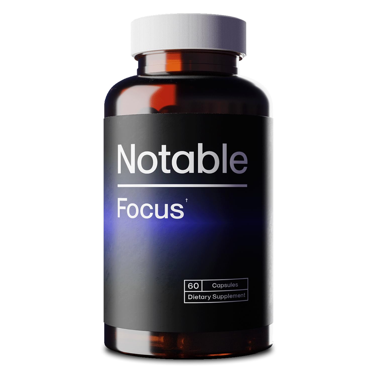 Notable Focus bottle and packaging