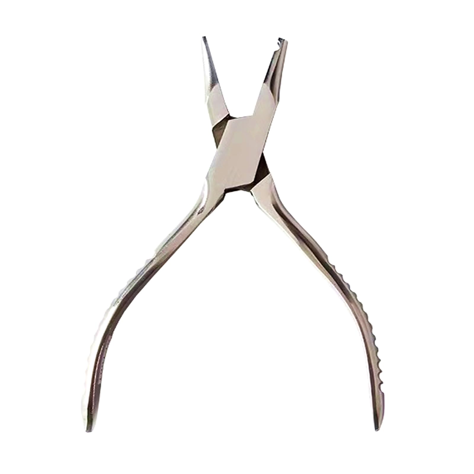 Notches on nose pad pliers for proper adjustment of the nose holder
