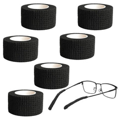 Nouiseuns glasses ear cushion wraps 6-pack in black