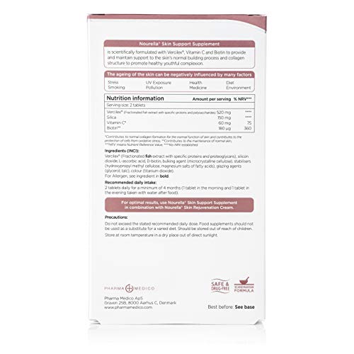 Nourella Skin Support Tablet capsules close-up