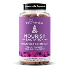 Nourish Lactation Supplement bottle and label