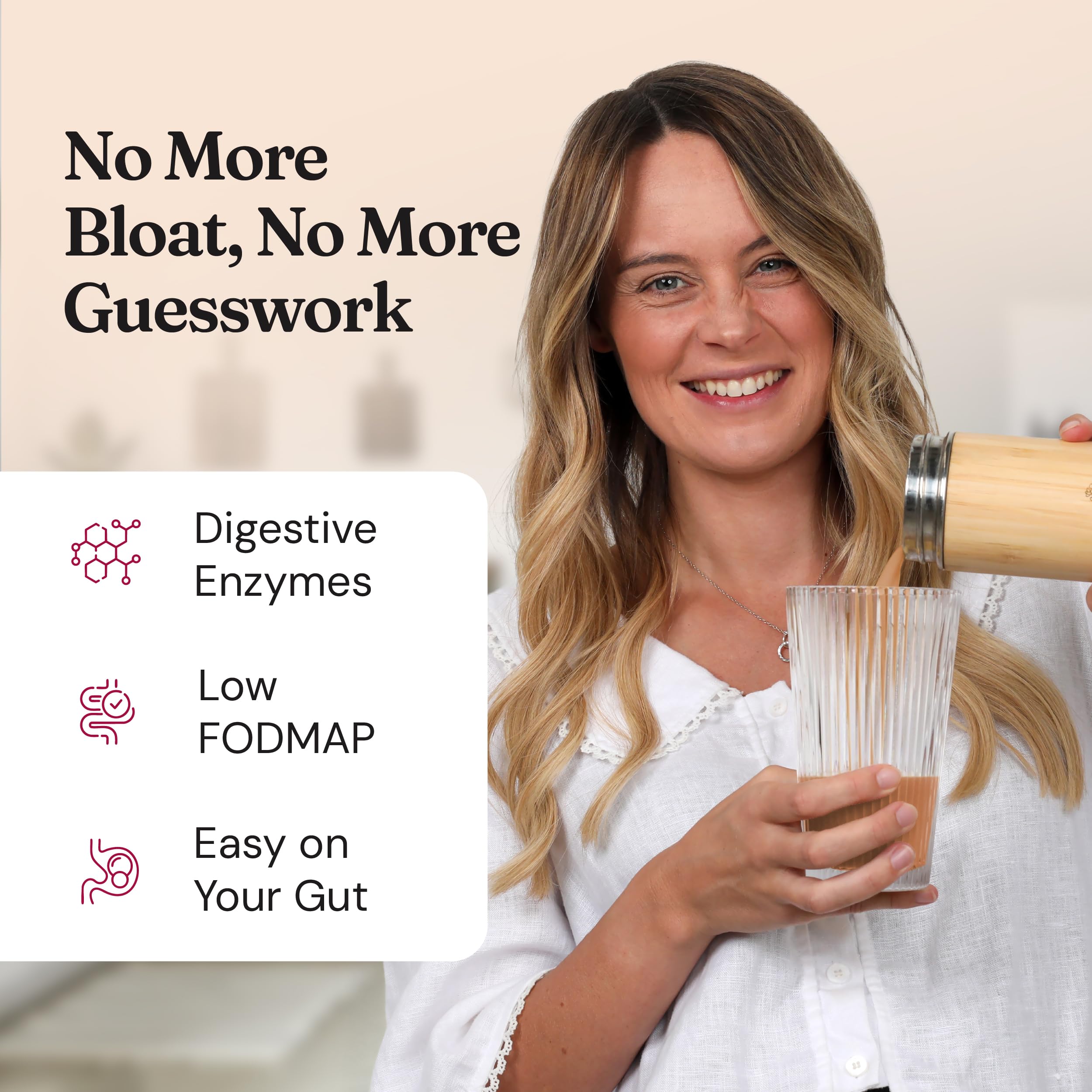 Nourished Natural Health FloFit low-carb nutrition closeup emphasizes balanced energy