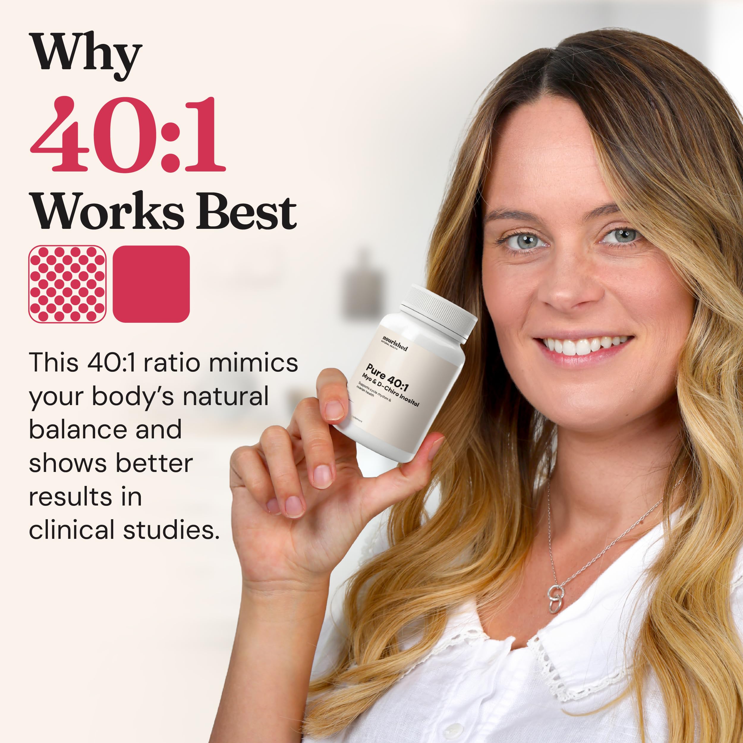 Illustration showing hormone balance for women