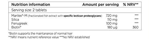 Nourkrin Man omega-3 capsules imply support for follicle health