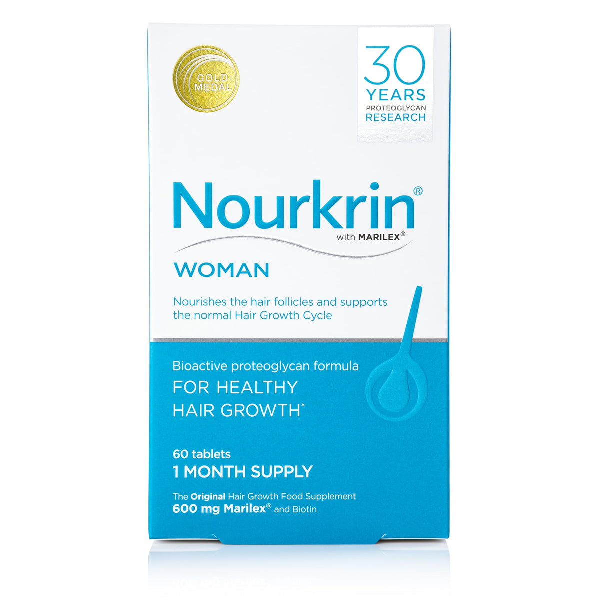 Nourkrin Woman bottle with 60 tablets