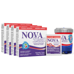 Novadent Dentures Cleaner sachets – 52 sachets for a 1 year supply