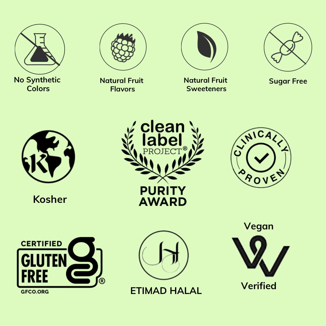 Serving suggestion with dropper and 1.69 fl oz bottle