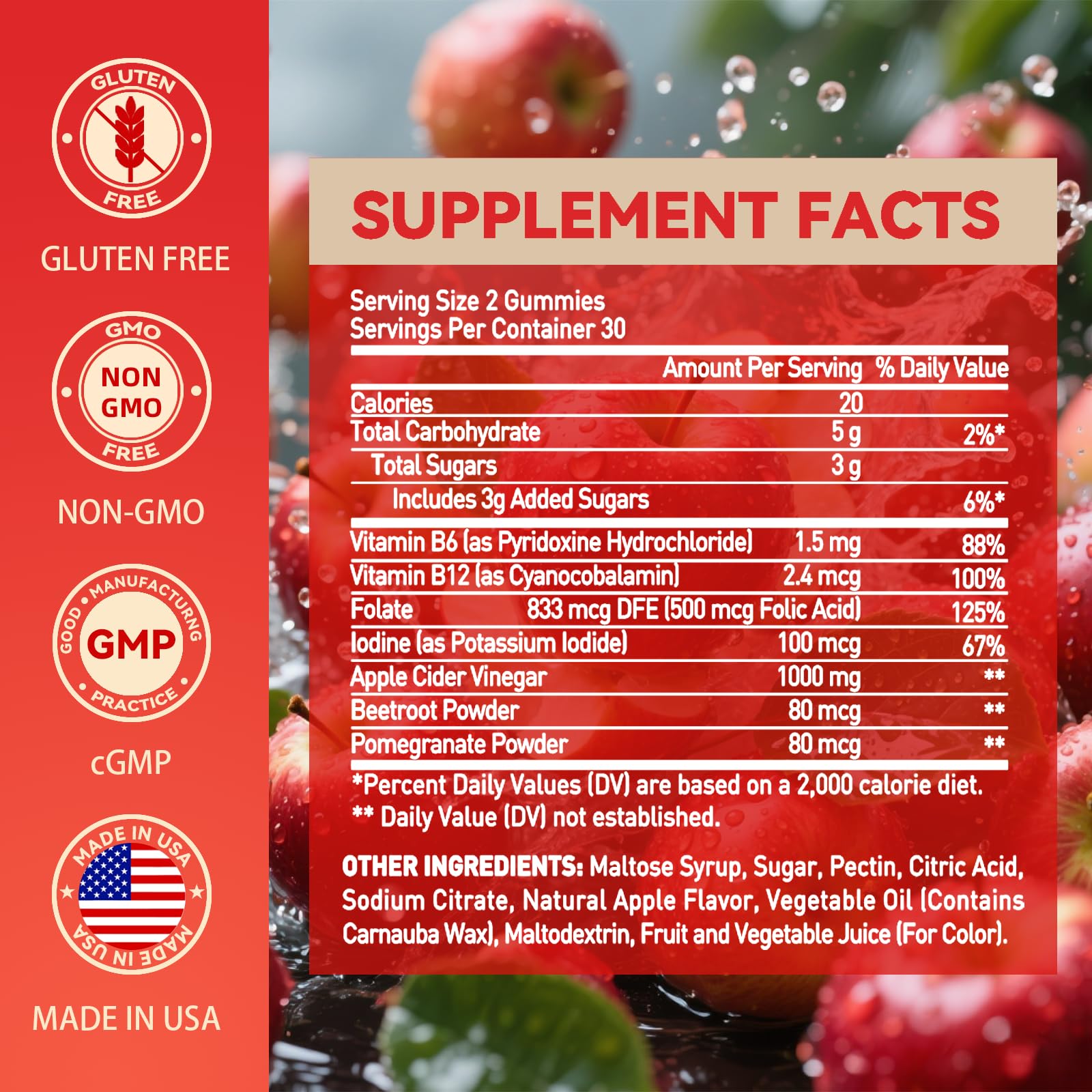 Beetroot and pomegranate antioxidants graphic