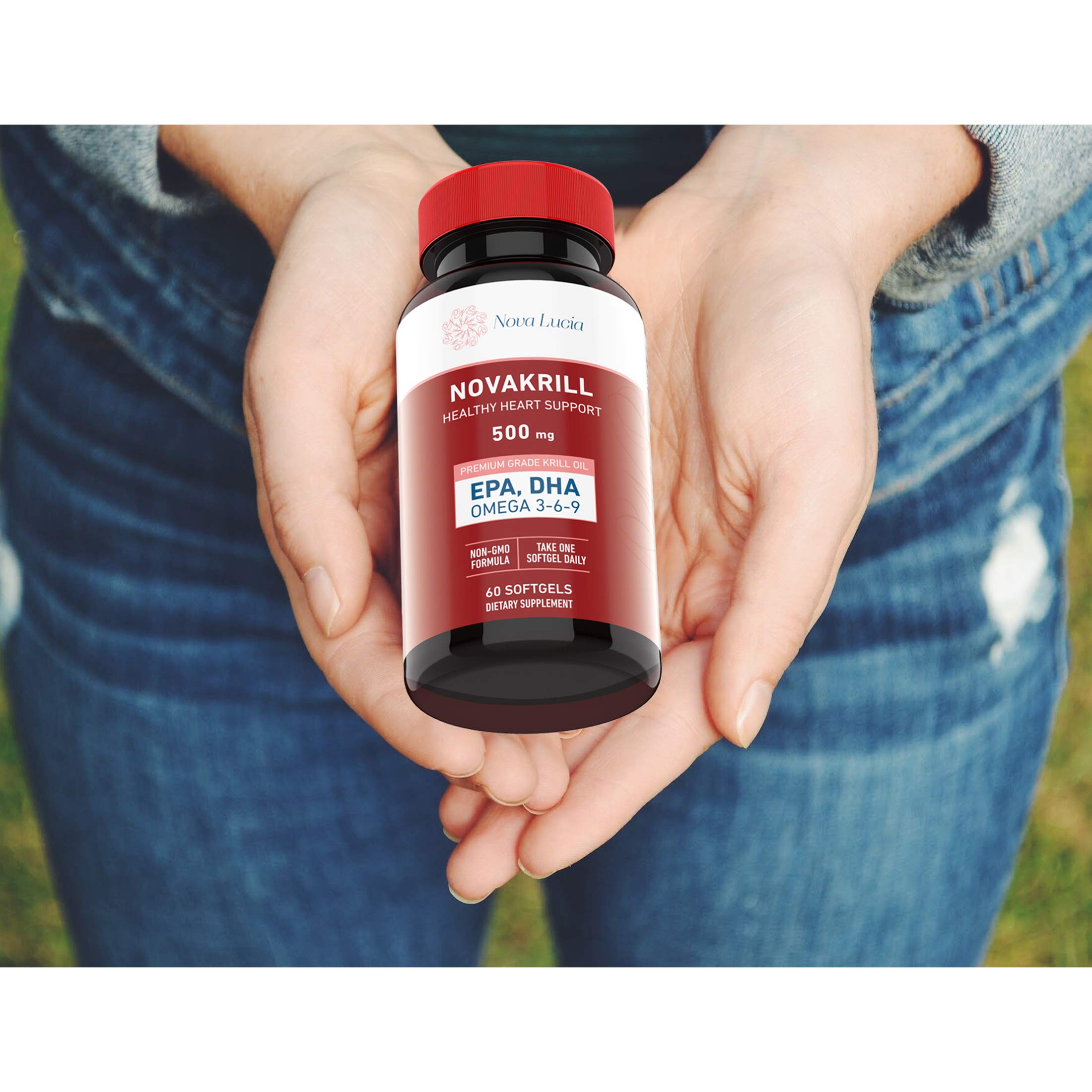 Omega-3-6-9 balance with EPA and DHA icons