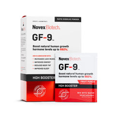 Novex GF-9 Rapid Dissolve Powder fruit punch flavor front view