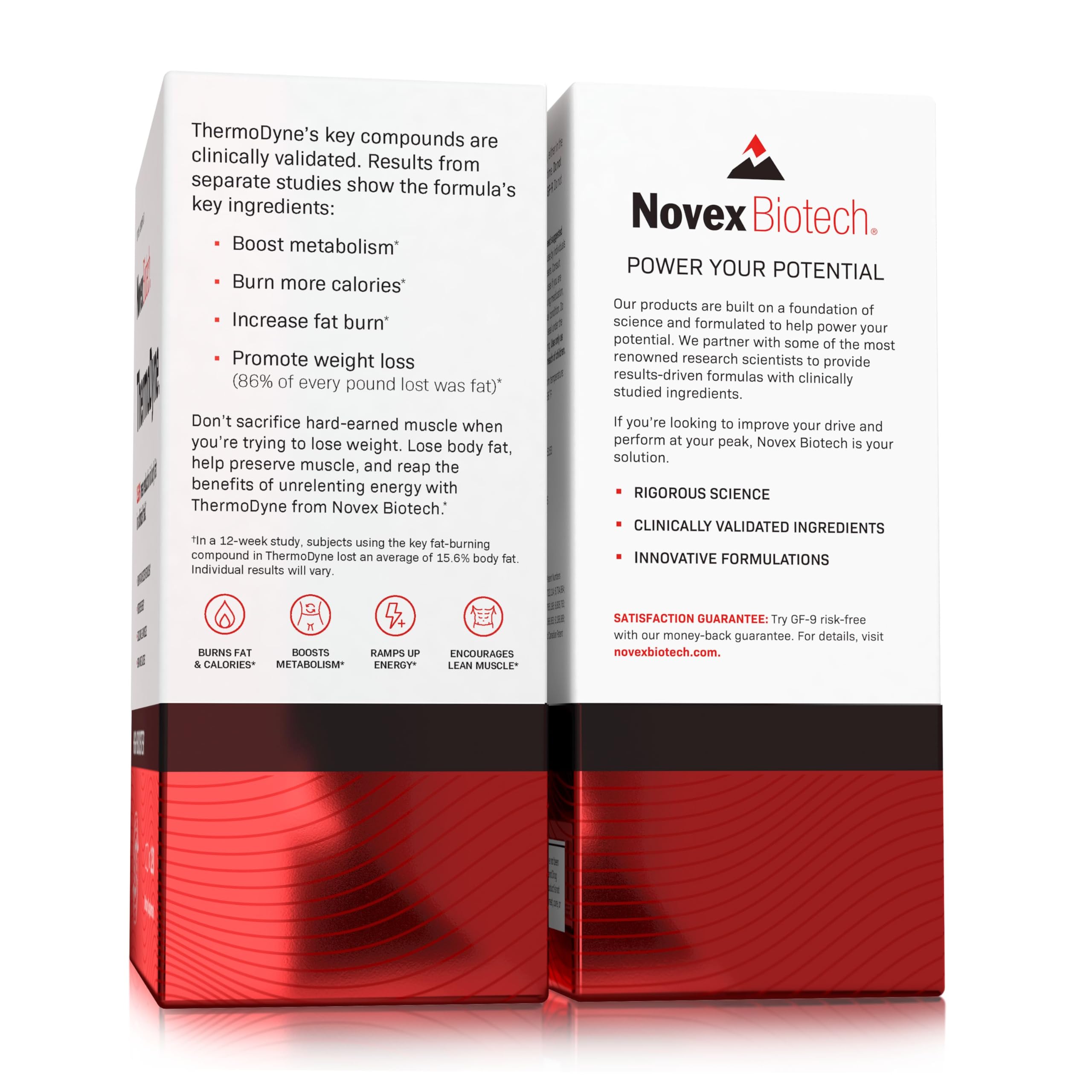 Lifestyle shot of a person using ThermoDyne during workouts