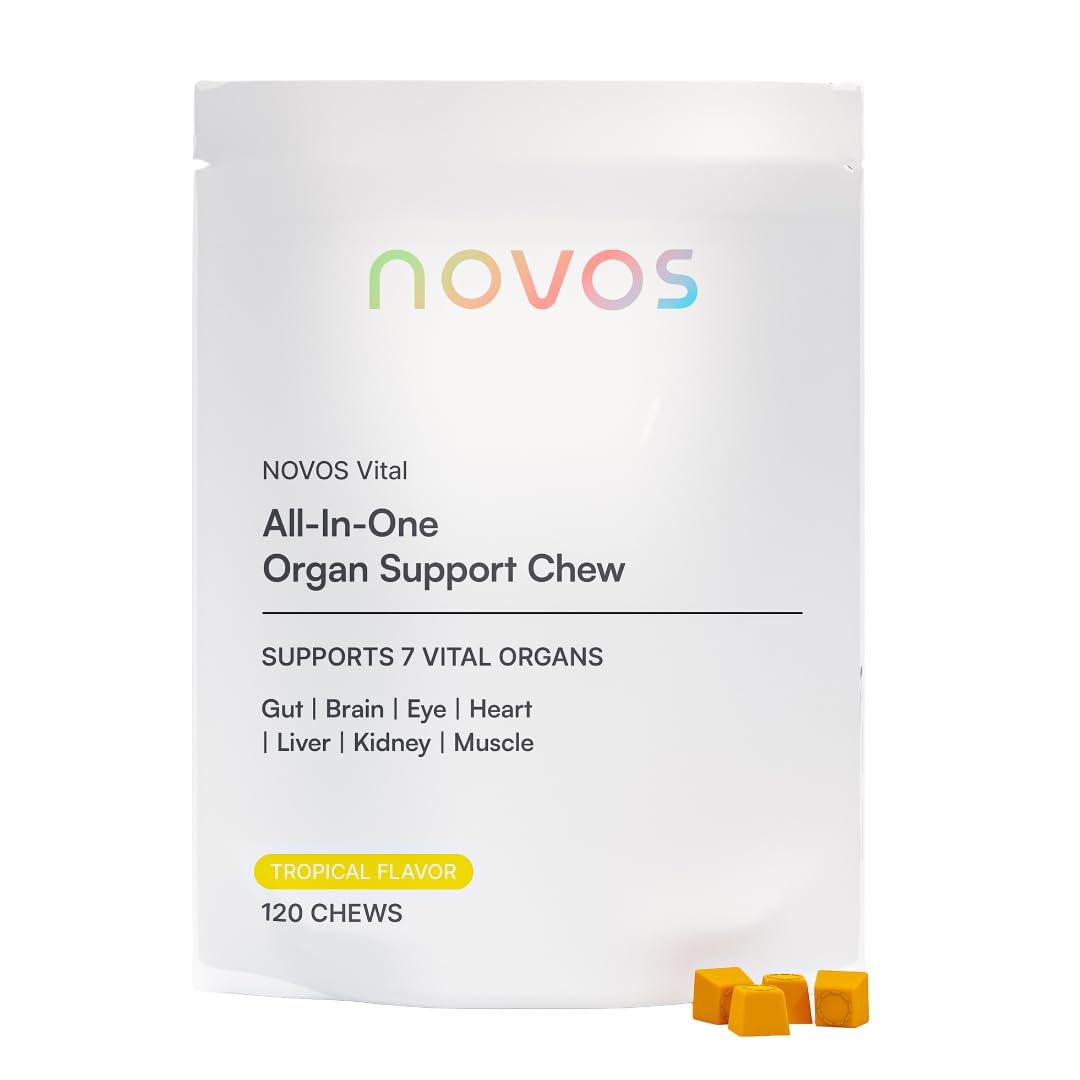 NOVOS Vital tropical flavor chew packaging