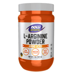 NOW Sports L-Arginine powder 1 lb container front view