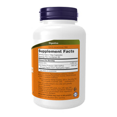 NOW Foods Betaine HCl 648 mg bottle on white background