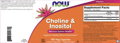360-day supply graphic for NOW Choline & Inositol 2-pack