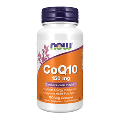 NOW CoQ10 150 mg bottle label
