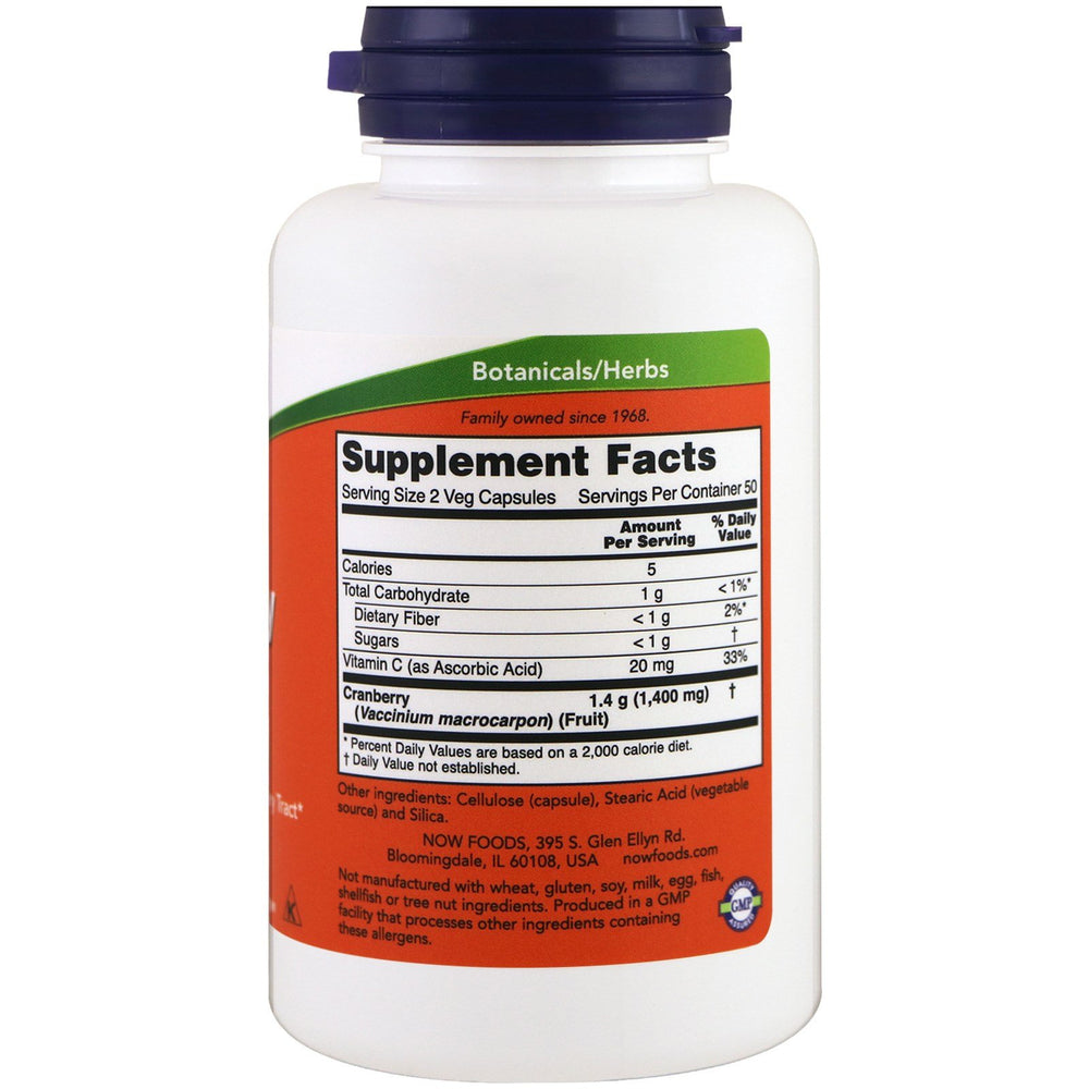 NOW Cranberry Concentrate two-pack bottles
