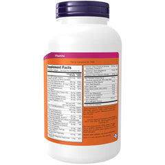 NOW Foods Adam Men's Multivitamin Softgels bottle back label