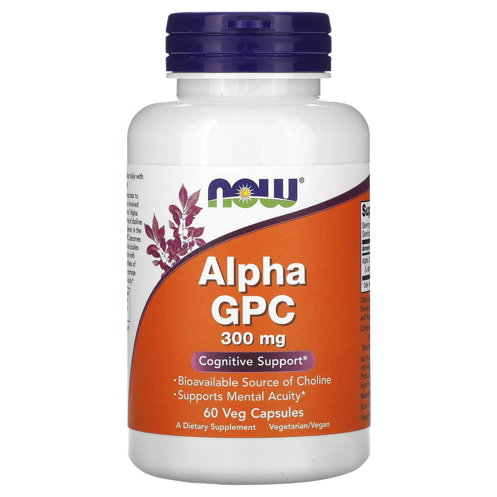 Close-up of Alpha GPC 300 mg capsule