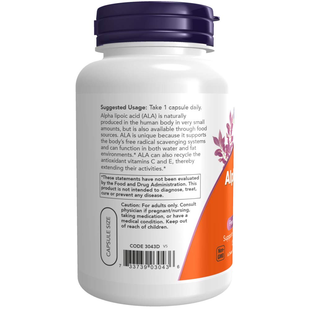 Alpha Lipoic Acid 250 mg vegan capsules – close-up