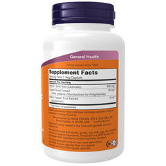 NOW Foods Alpha Lipoic Acid 600 mg bottle and label
