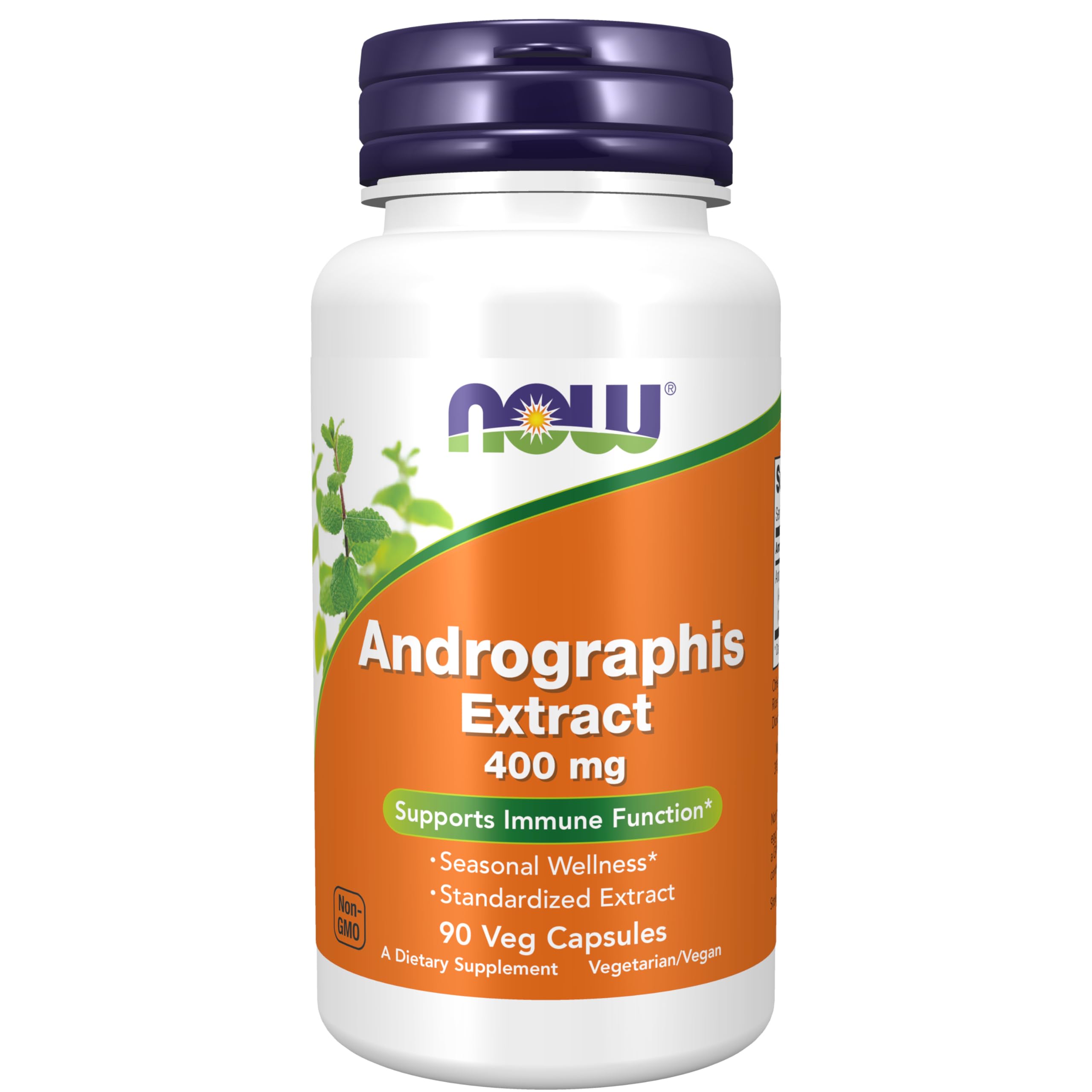 NOW Foods Andrographis Extract 400 mg standardized extract bottle