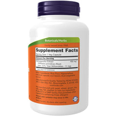 Now Foods Ashwagandha Extract bottle side view