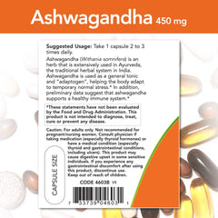 Pack of 2 NOW Foods Ashwagandha Extract bottles