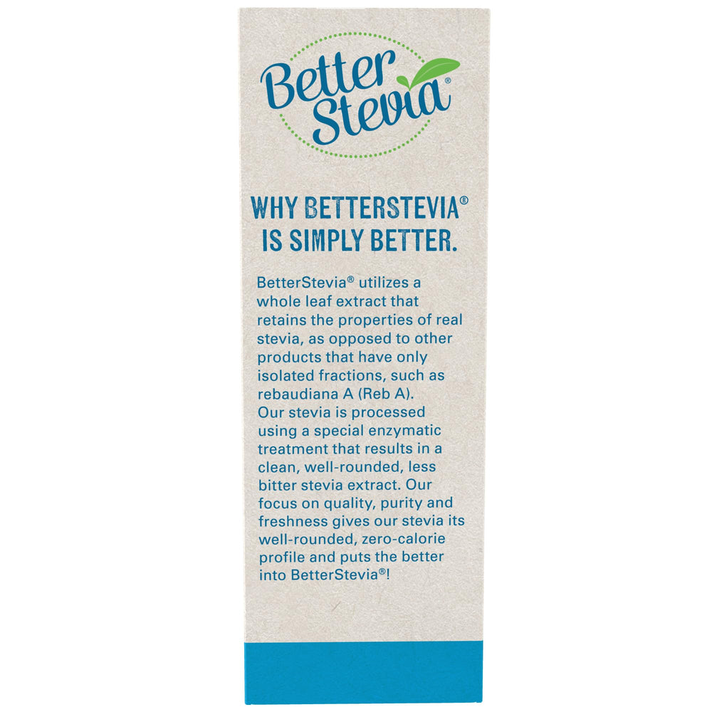 Close-up of BetterStevia Balance packets