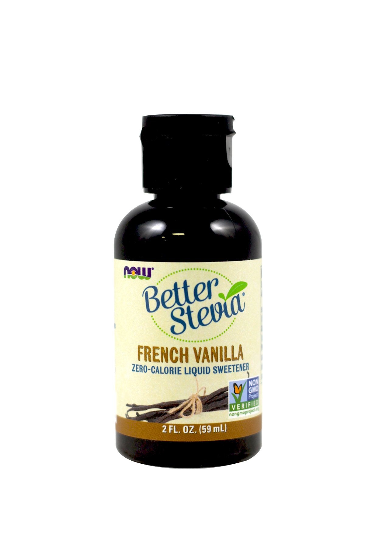 Now Foods BetterStevia Liquid Extract French Vanilla 2 oz bottle - 2 pack