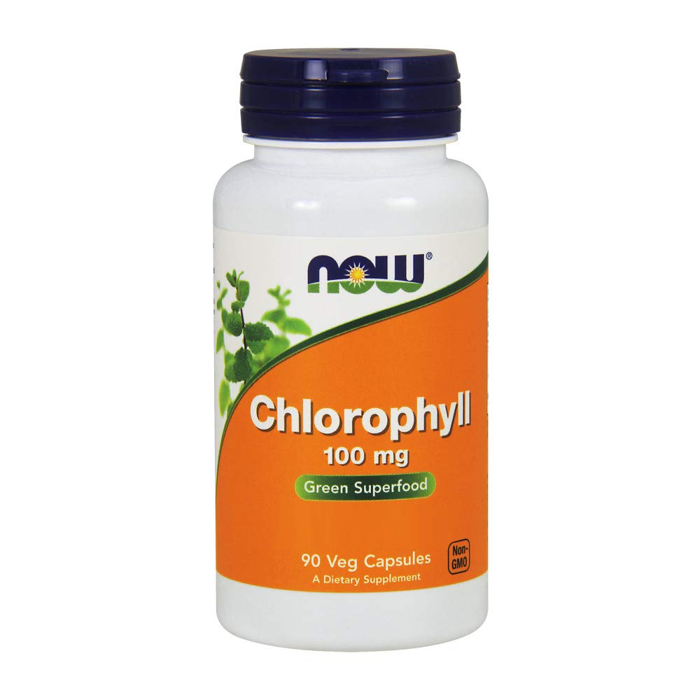 NOW Foods Chlorophyll 100 mg Capsules 90 count