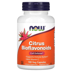 Now Foods Citrus Bioflavonoid bottle and label