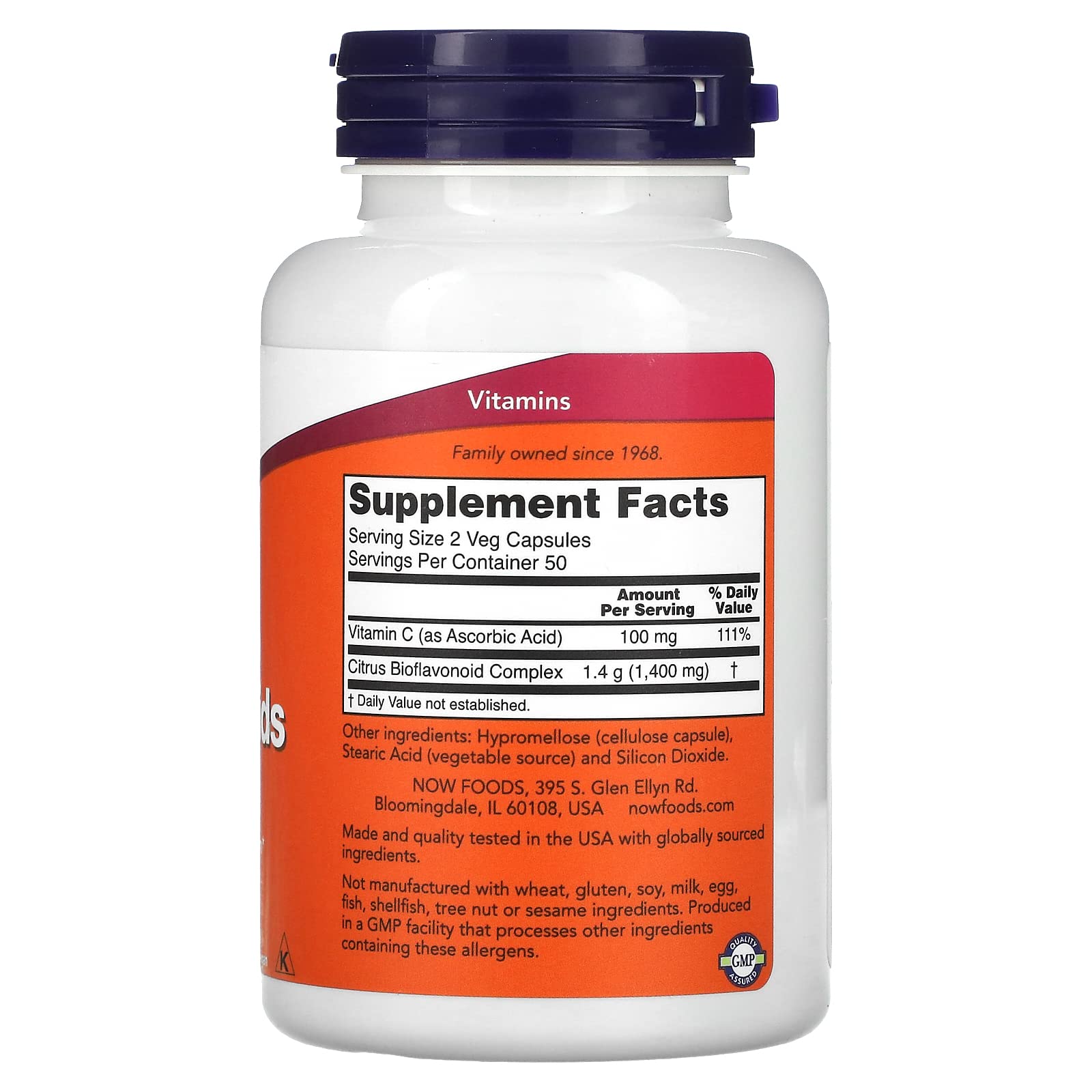 Illustration of citrus bioflavonoids with ascorbic acid and rutin