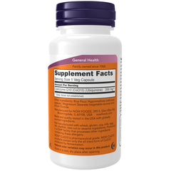 NOW Foods CoQ10 200 mg bottle with label