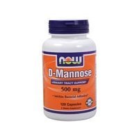 Back of Now Foods D-Mannose bottle with supplement facts