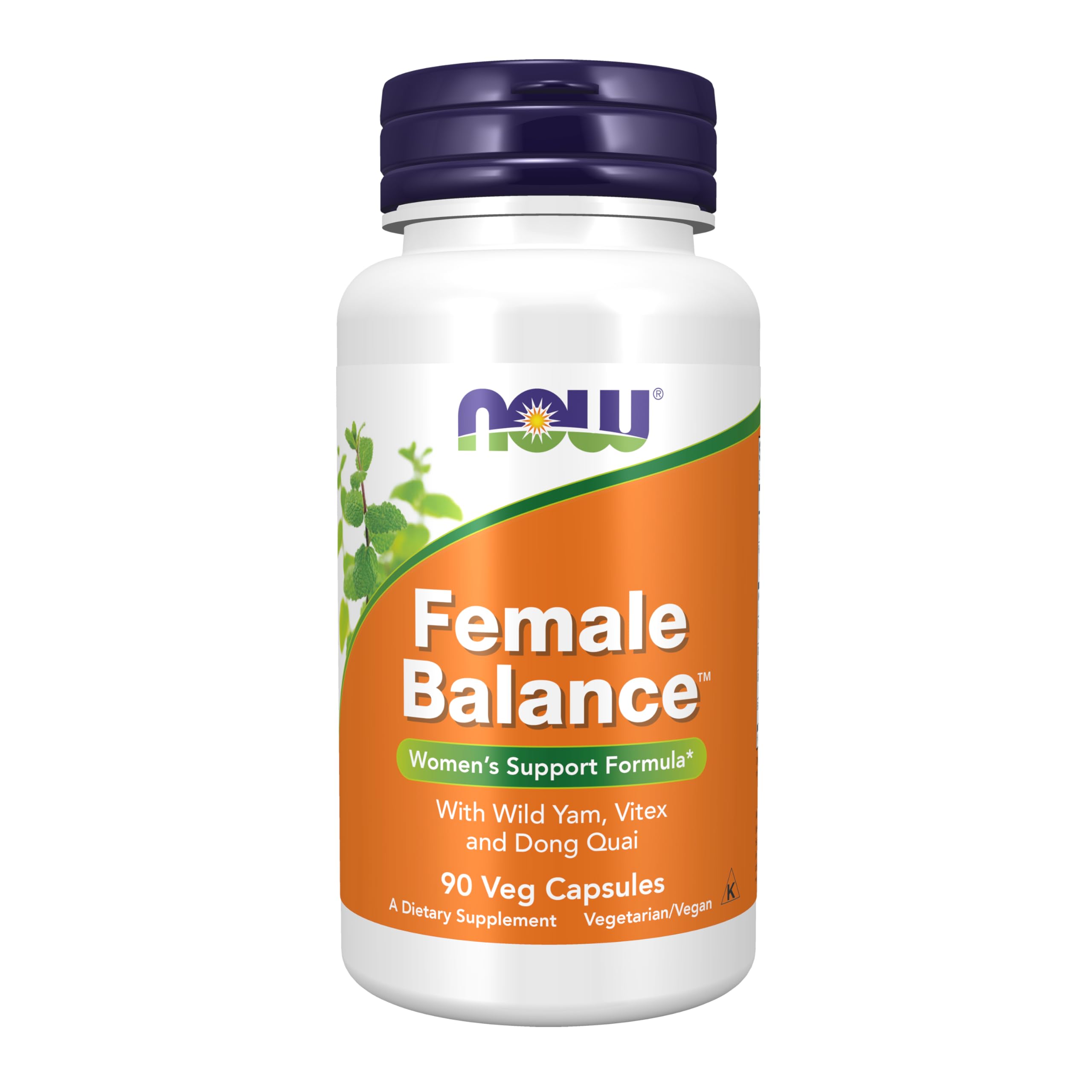 NOW Foods Female Balance bottle featuring Wild Yam, Vitex and Dong Quai
