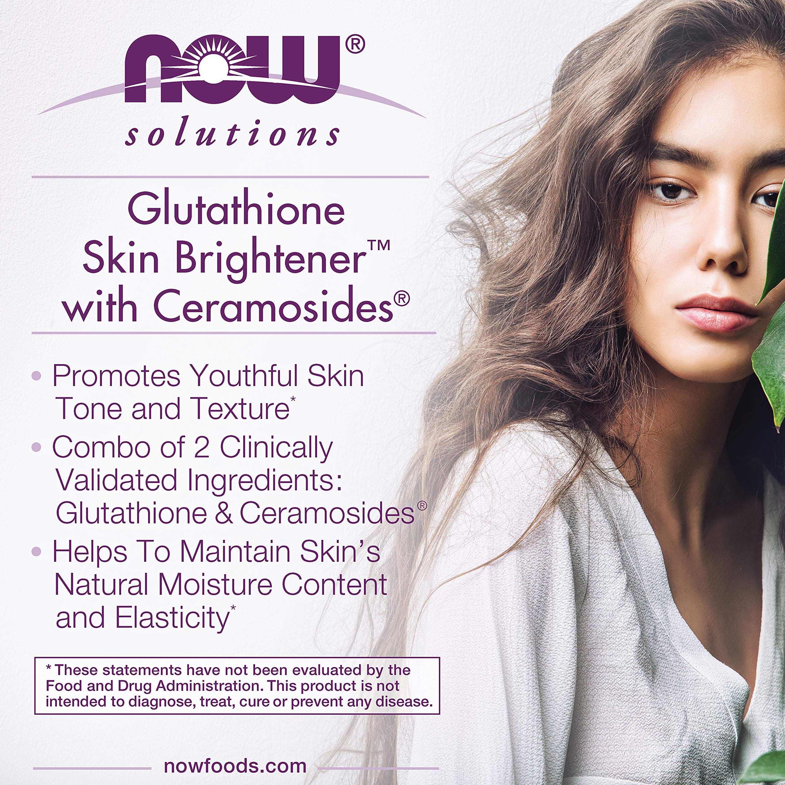 Nutrition facts and ingredients panel of Glutathione Skin Brightener