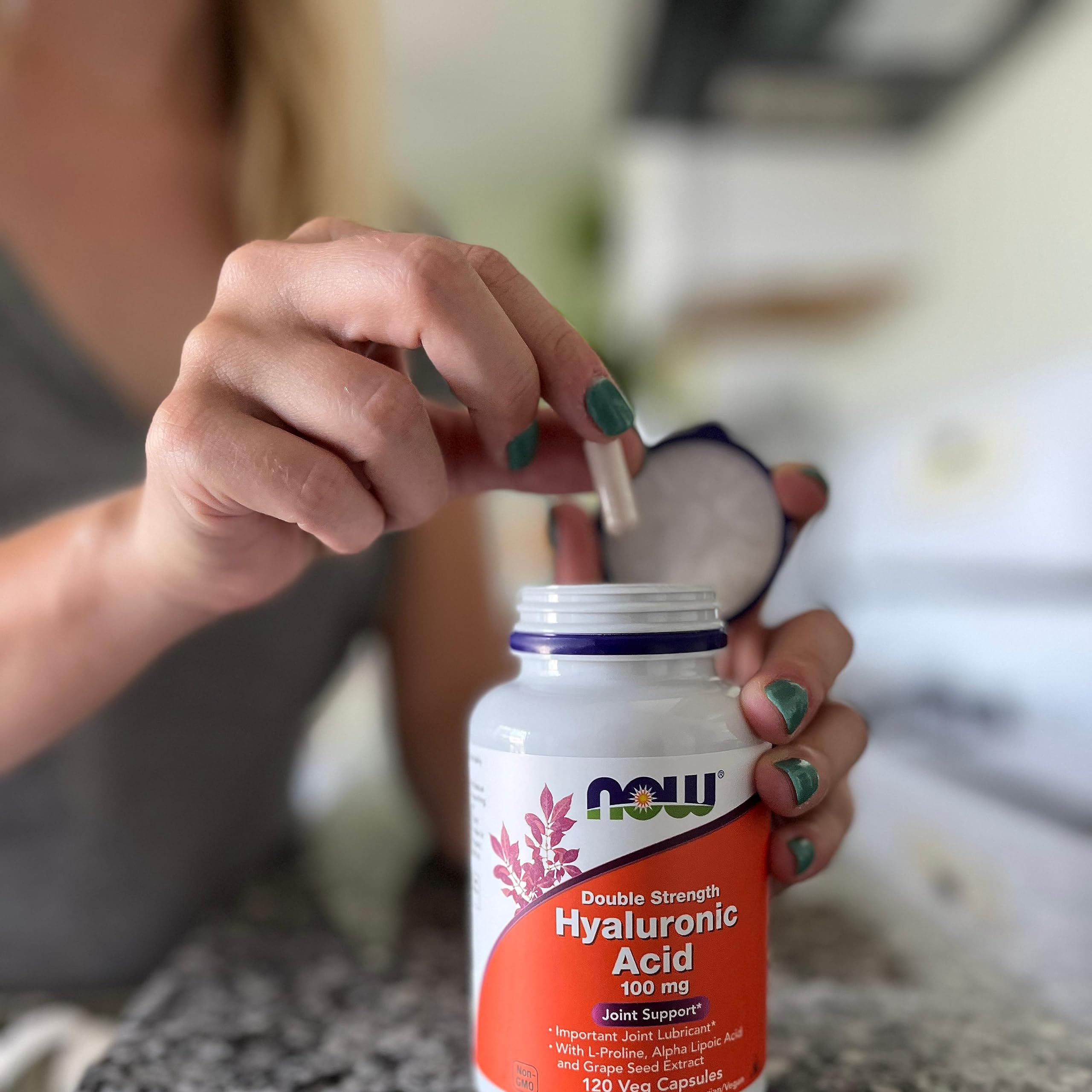 Vegetarian capsules and NOW Foods label