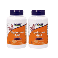 NOW Foods Hyaluronic Acid with MSM 240 label close-up