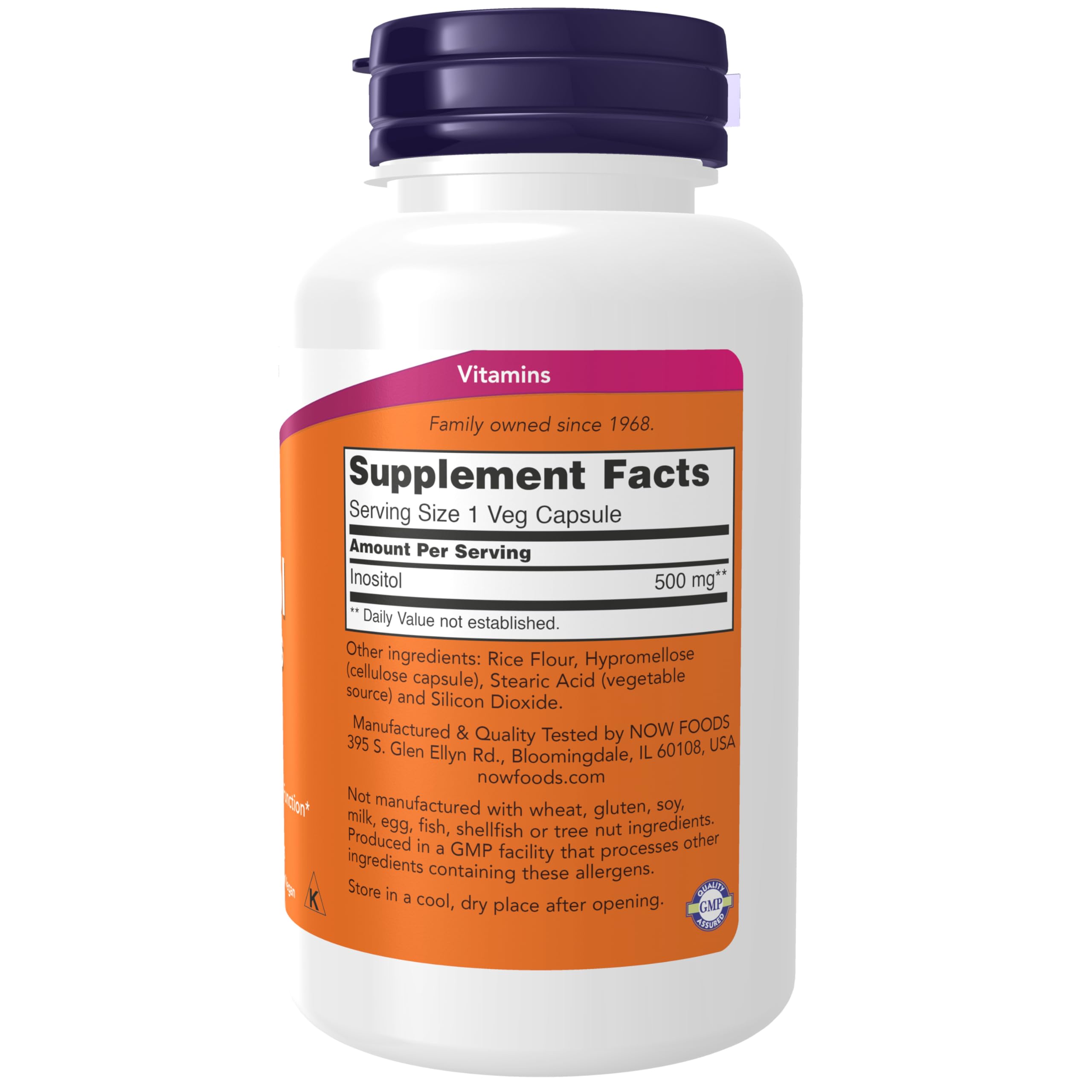 NOW Foods bottle on kitchen counter suggesting daily use and convenient storage