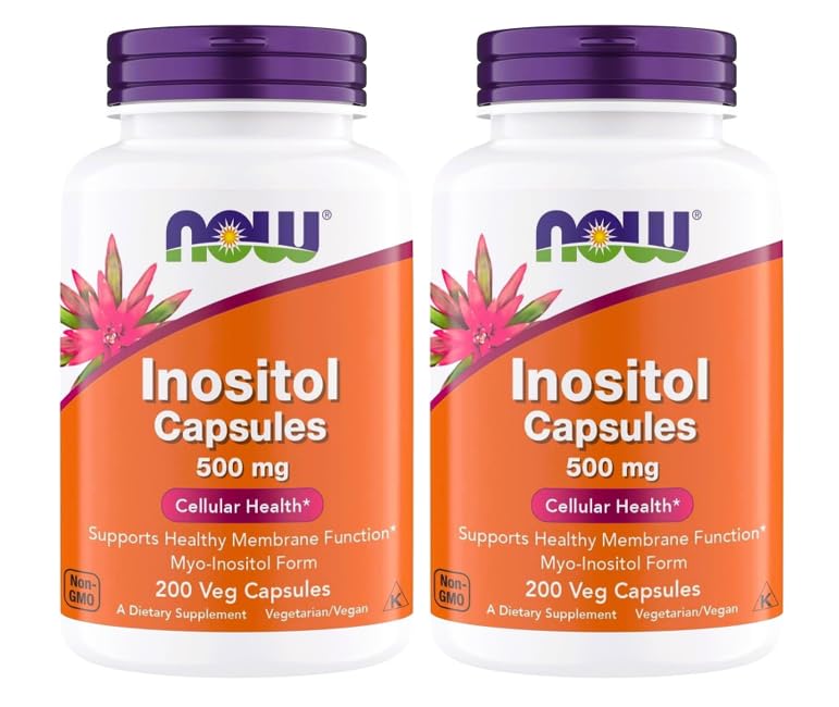 NOW Foods front packaging showing dual 100-count bottles and clear labeling benefit convenience