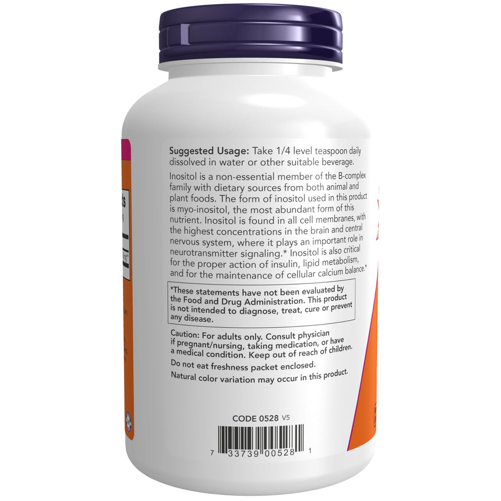 NOW Foods powder on spoon ready to measure, convenient dosing benefit