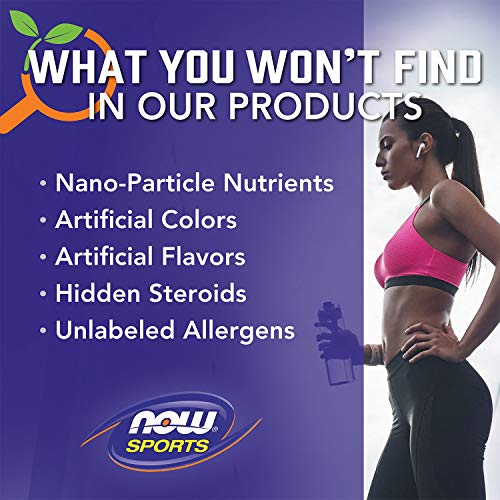 NOW Foods L-Carnitine Citrus lifestyle shot with athlete using product after training