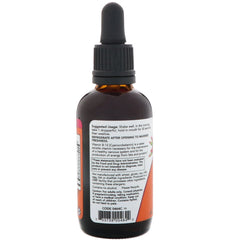 Close-up of Now Foods Liquid B-12 (B Complex) 2 fl oz packaging