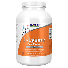 NOW Foods L-Lysine Powder 1 lb front