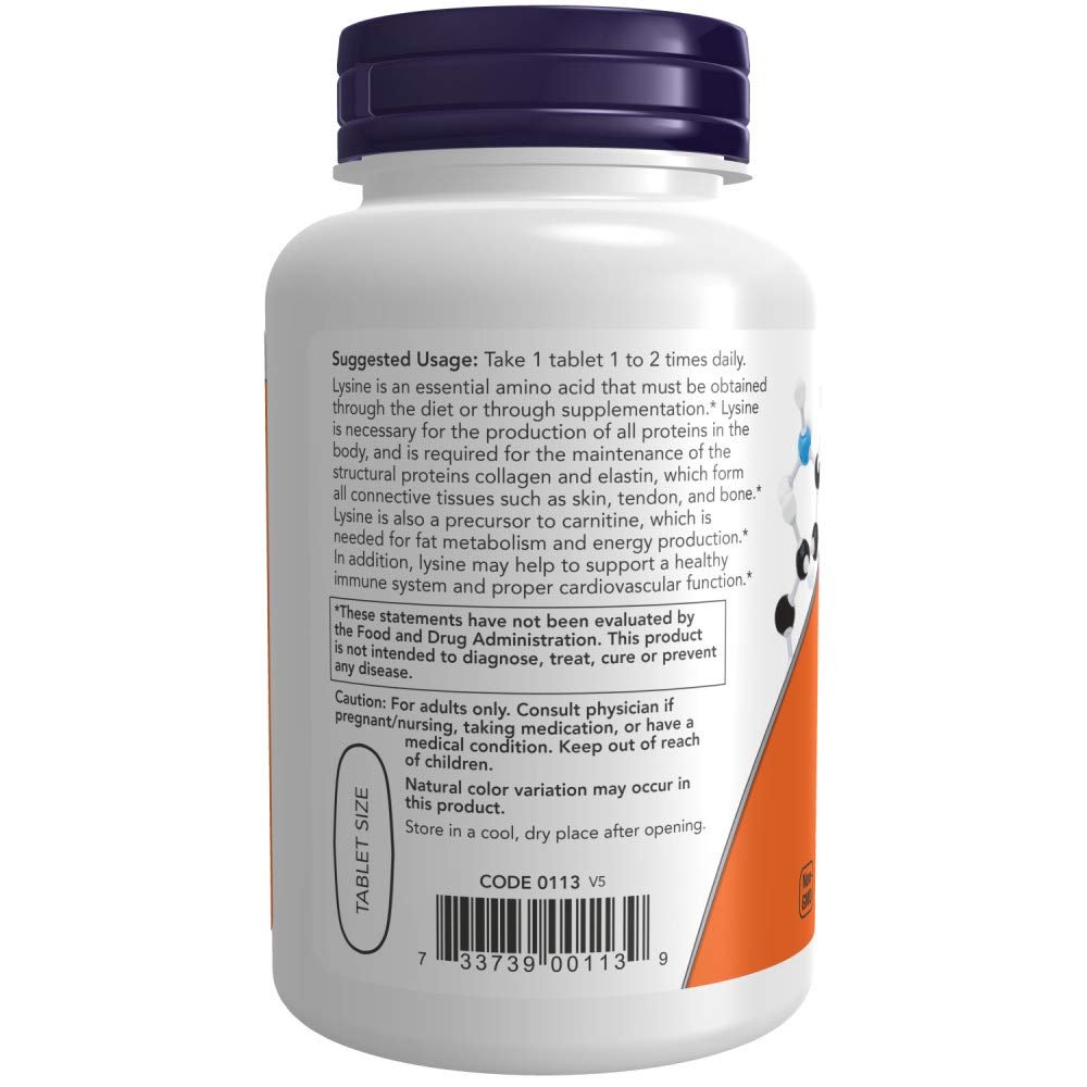 NOW Foods L-Lysine 1000mg dual-pack outer packaging