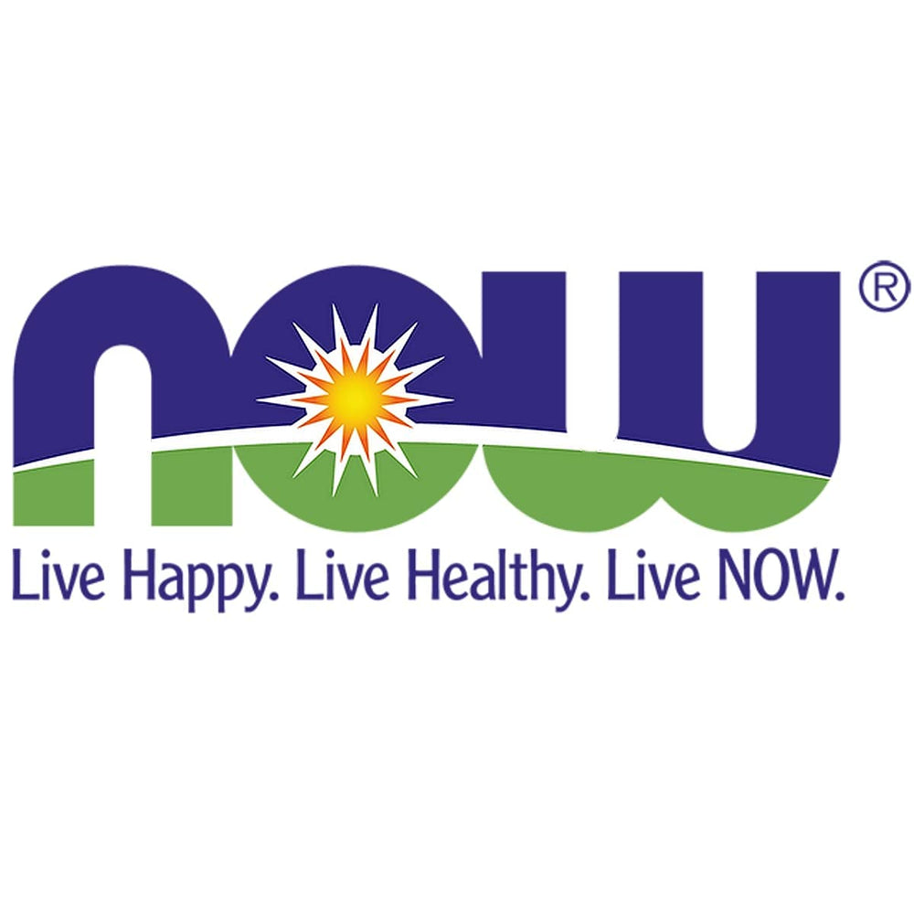 NOW Foods L-Lysine supplement bottle on kitchen counter - Made in USA