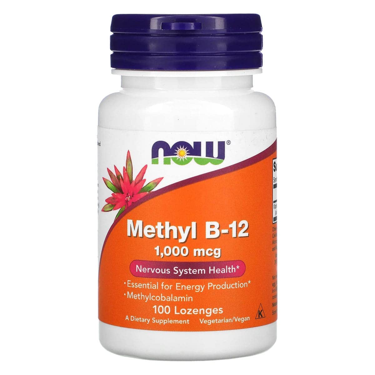NOW Foods Methyl B-12 1000mcg bottle front
