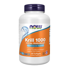 NOW Foods Neptune Krill Oil Double Strength 1000 mg softgels packaging front