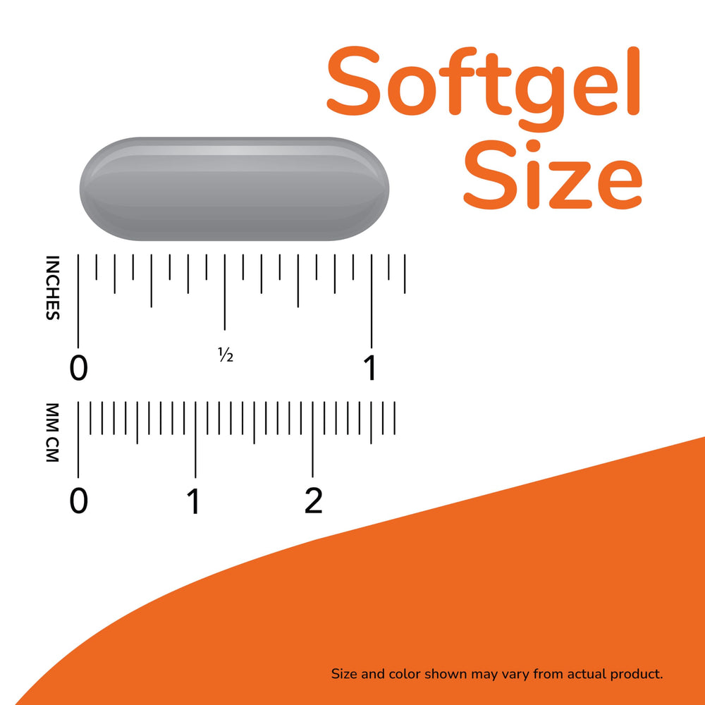 Label close-up showing EPA 180 and DHA 120 per softgel